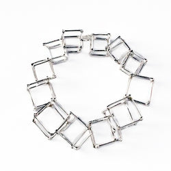 CUBE - SILVER - CU013 Cube Bracelet
