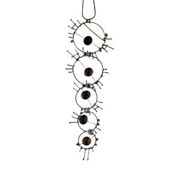 Pearl in Wheel Pendant 5